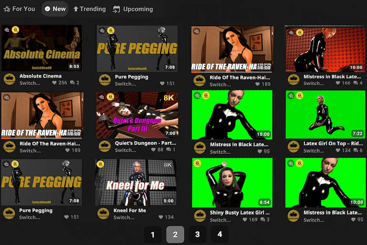 Résultats de recherche SexLikeReal affichant les vidéos du studio SwitchViewVR